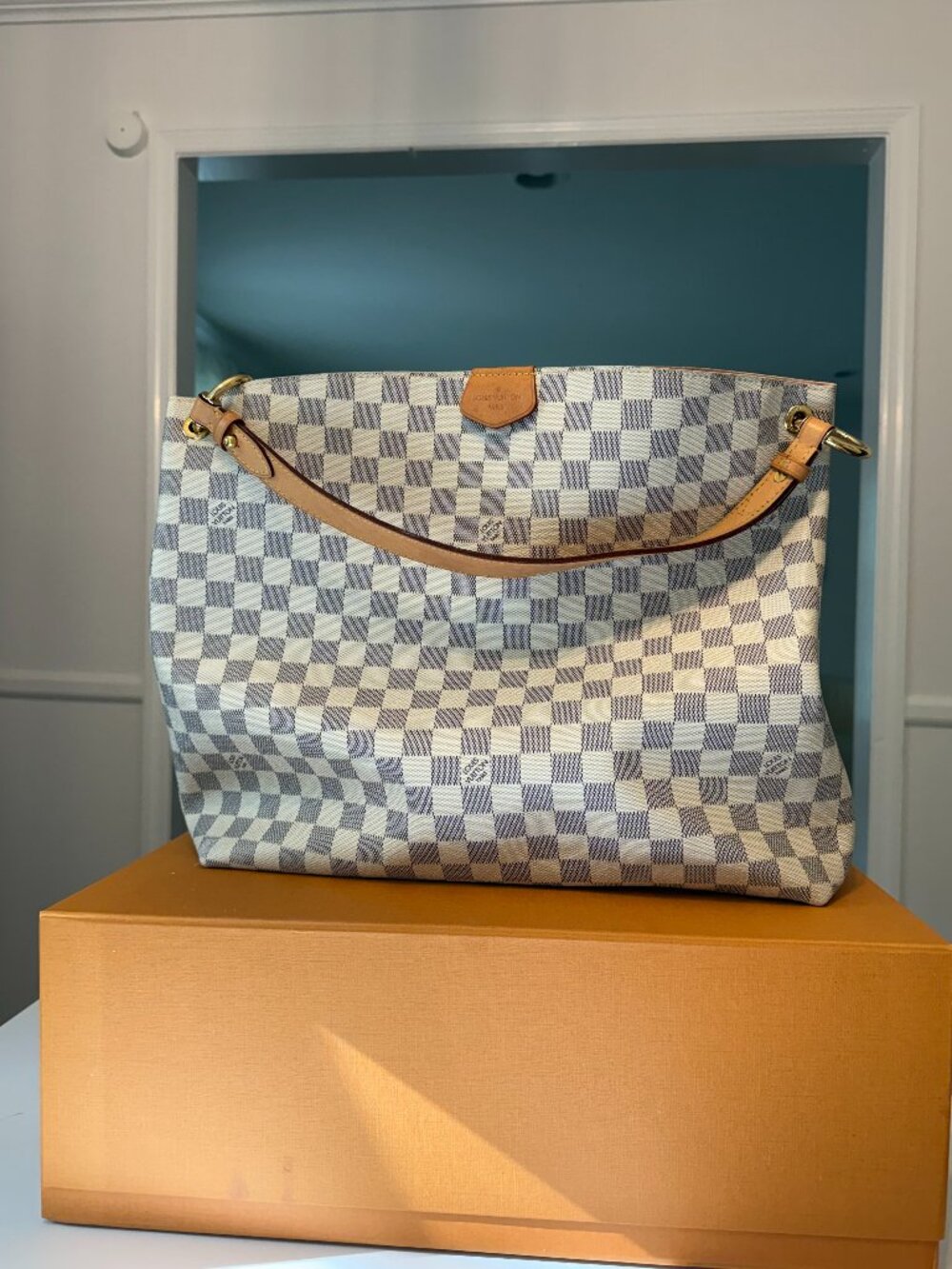 Louis Vuitton Graceful MM Damier Azur